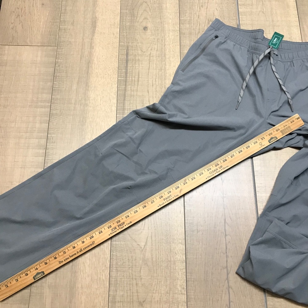L.L. Bean Pants Mens Size L Gray Multisport Lined Hiking Outdoor Performance NEW - Picture 12 of 13